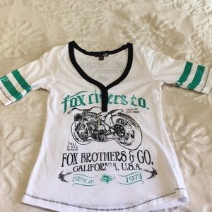 Fox racing quarter sleeve shirt